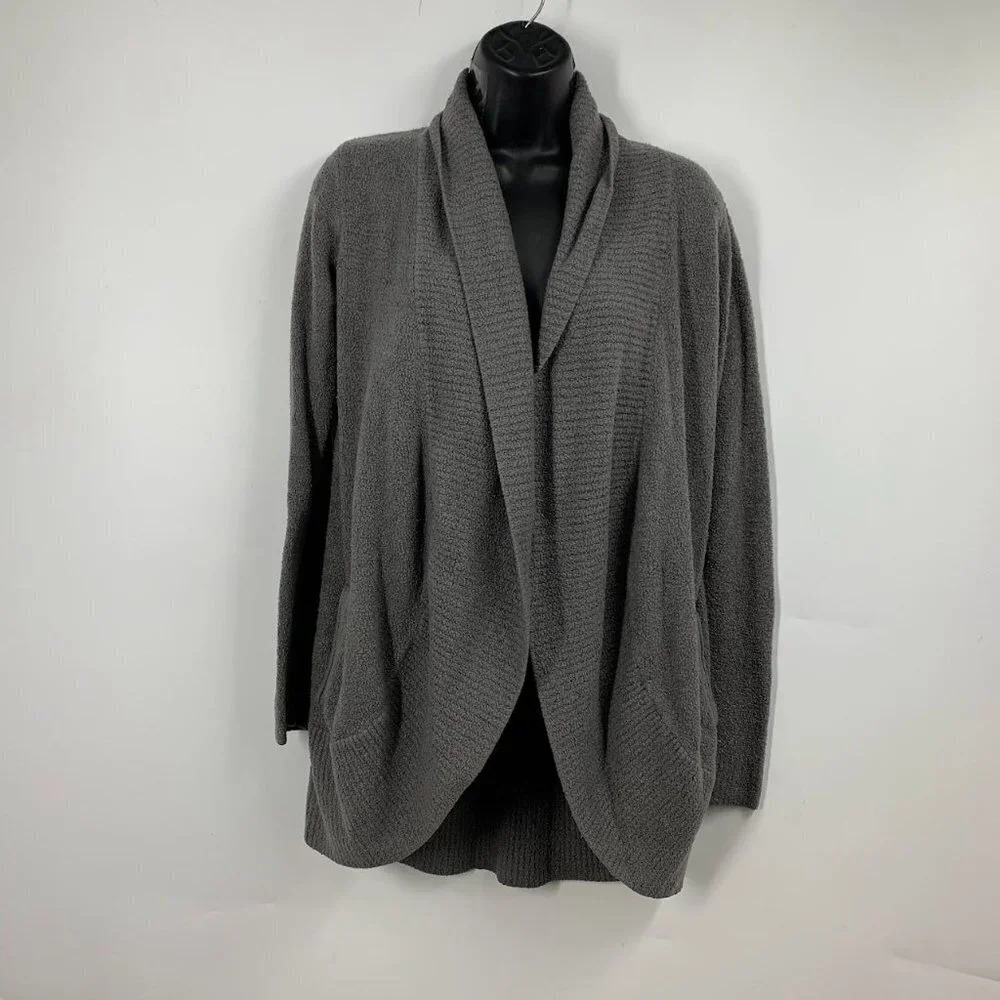 Barefoot Dreams Women's CozyChic Lite Circle Open Front Cardigan Size S‎